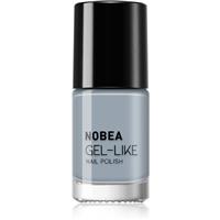 NOBEA Day-to-Day Gel-like Nail Polish gel-effect nail polish shade Cloudy grey #N10 6 ml