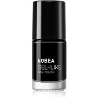 NOBEA Day-to-Day Gel-like Nail Polish gel-effect nail polish shade Black sapphire #N22 6 ml