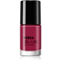 NOBEA Day-to-Day Gel-like Nail Polish gel-effect nail polish shade Pomegranate red #N45 6 ml