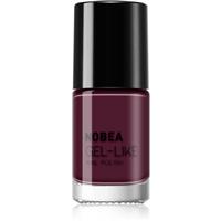 NOBEA Day-to-Day Gel-like Nail Polish gel-effect nail polish shade Maroon red #N46 6 ml