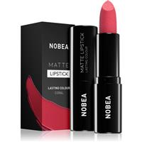 NOBEA Day-to-Day Matte Lipstick matte lipstick shade Coral #M17 3 g