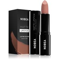 NOBEA Day-to-Day Matte Lipstick matte lipstick shade Sandstone #M20 3 g