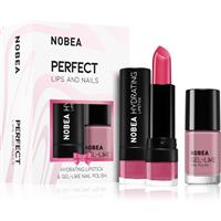 NOBEA Day-to-Day Perfect Lips and Nails nail polish and hydrating lipstick set