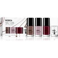 NOBEA Day-to-Day Deep Dream Set nail polish set Deliciously deep dream