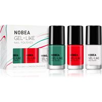 NOBEA Day-to-Day 3-Piece Gel-like Nail Polish set nail polish set 3x6 ml