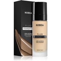 NOBEA Day-to-Day Fluid Foundation long-lasting foundation shade 02 Ivory beige 28 ml