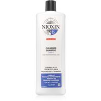 Nioxin System 6 Color Safe Cleanser Shampoo purifying shampoo for chemically treated hair 1000 ml