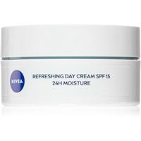 NIVEA 24 h Moisture refreshing day cream with vitamin E SPF 15 50 ml