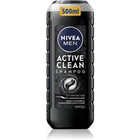 NIVEA MEN Active Clean deep cleanse clarifying shampoo with activated charcoal 500 ml