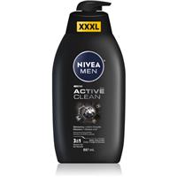 NIVEA MEN Active Clean shower gel for men 887 ml