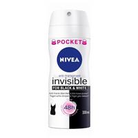 NIVEA Invisible Black & White Clear antiperspirant in a spray for women 100 ml