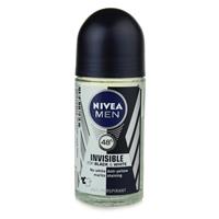 NIVEA MEN Invisible Black & White antiperspirant roll-on for men 50 ml