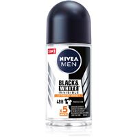 NIVEA MEN Invisible Black & White roll-on antiperspirant for men 50 ml