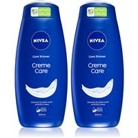 NIVEA Creme Care creamy shower gel economy pack 2 x 500 ml