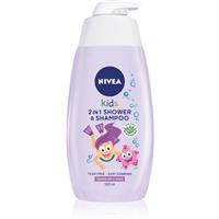 NIVEA Kids Girl 2-in-1 shower gel and shampoo for children 500 ml