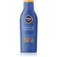 NIVEA SUN Protect & Moisture hydrating suntan lotion SPF 50+ 200 ml