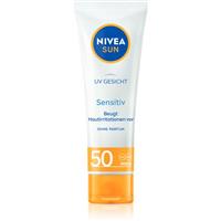 NIVEA SUN Sensitive protective facial cream for sensitive skin SPF 50 50 ml