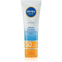 Nivea SUN UV FACE light mattifying face cream for tanning SPF 50 50 ml