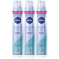 NIVEA Volume Care hairspray for maximum volume 3 x 250 ml