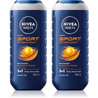 NIVEA MEN Sport shower gel for men economy pack