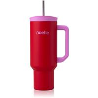 Noelle Tumbler stainless steel tumbler with straw Red 1 pc