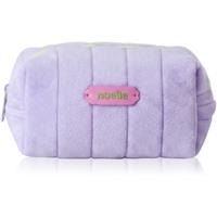 Noelle Cosmetic Bag Plush Pouch toiletry bag Purple 1 pc