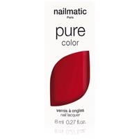 Nailmatic Pure Color nail polish DITA- Rouge Profond / Deep Red 8 ml