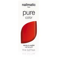 Nailmatic Pure Color nail polish GEORGIA-Rouge Coquelicot /Poppy Red 8 ml