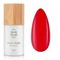 NaniNails Simly Pure gel nail polish for UV/LED hardening shade Fresh Red 5 ml
