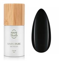 NaniNails Simly Pure gel nail polish for UV/LED hardening shade True Black 5 ml