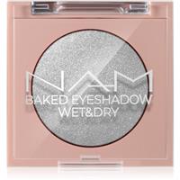 NAM Baked Eyeshadow glitter eyeshadow 02 Silver Lining 4 g
