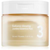 Numbuzin No. 3 Radiance Glowing Jumbo Essence Pad toner pads for radiance and hydration 70 pc