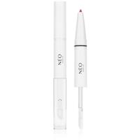 NEO MAKE UP Intense Serum 2in1 Lipliner & Lipgloss contour lip pencil and lip gloss shade 01 Bold Red 1 pc