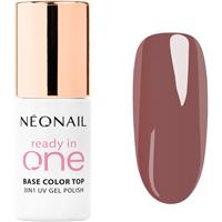 NEONAIL Ready In One 3in1 UV Gel Polish gel nail polish with diamond dust shade 07 One Mocha Brown 7.2 ml