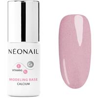 NEONAIL Modeling Base Calcium base coat gel for gel nails with calcium shade Luminous Pink 7,2 ml