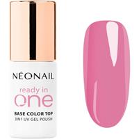 NEONAIL Ready In One 3in1 UV Gel Polish gel nail polish with diamond dust shade 10 One Pink Spark 7.2 ml
