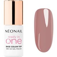 NEONAIL Ready In One 3in1 UV Gel Polish gel nail polish with diamond dust shade 06 One Dusty Rose 7.2 ml
