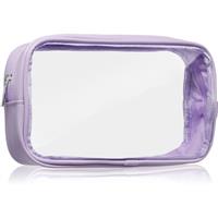 Notino Travel Collection Medium Clear Organizer transparent makeup bag M Purple 24x12,5x5 cm 1 pc