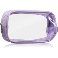 Notino Travel Collection Small Clear Organizer transparent makeup bag transparent S Purple 20x10x5 cm 1 pc
