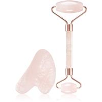 Notino Skincare Tools Rose Quartz Massage Roller and Gua Sha massage roller for face and massage tool Rose Quartz