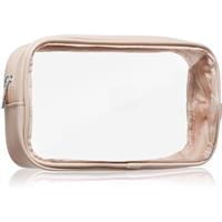 Notino Travel Collection Medium Clear Organizer transparent makeup bag M Beige 24x12,5x5 cm 1 pc