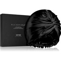 Notino Silk Collection Hair wrap silk hair turban Black 1 pc