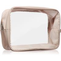 Notino Travel Collection Extra Large Clear Organizer transparent makeup bag XL Beige 27,5x20x12,5 cm 1 pc