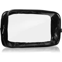 Notino Travel Collection Large Clear Organizer transparent makeup bag L Black 26x14x8,5 cm 1 pc