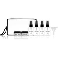 Notino Travel Collection Travel Bottle Set reusable travel bottles Black