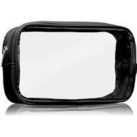 Notino Travel Collection Medium Clear Organizer transparent makeup bag M Black 24x12,5x5 cm 1 pc