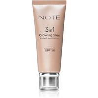 Note Cosmetique 3 in 1 Glowing Skin tinted moisturiser with a brightening effect SPF 50 30 ml