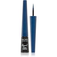 Note Cosmetique Elegant Matte Dipliner liquid eyeliner with a matt finish shade 03 Navy Blue 2.5 ml