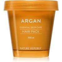 NATURE REPUBLIC Argan Essential Deep Care Hair Pack moisturising and nourishing mask for damaged hair 200 ml