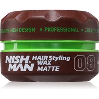 Nish Man 08 styling wax for short hairstyles with matt effect 150 ml